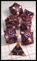 Dice : Dice - Metal Dice - Kerwells Crack Derby Purple Copper - Amazon Jan 2024